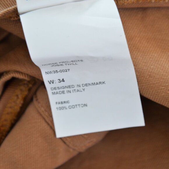 Norse Projects Josie Organic Cotton Twill Asymmetric Midi Skirt Sz 4 - Picture 9 of 10